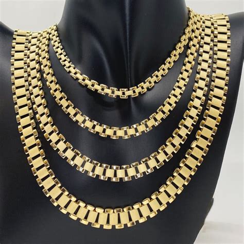 rolex ring gold ebay|gold rolex chain necklace.